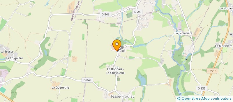localisation de l'entreprise BHI CONSULTING à LA FERTE MACE
