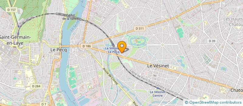 localisation de l'entreprise BHINVEST  LE VESINET