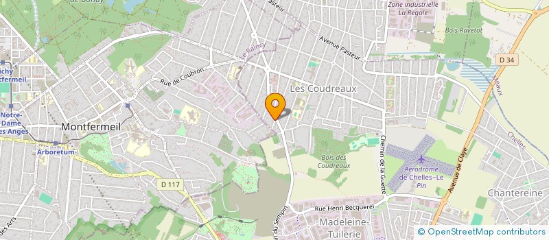 localisation de l'entreprise BHJ RESEAU à CHELLES