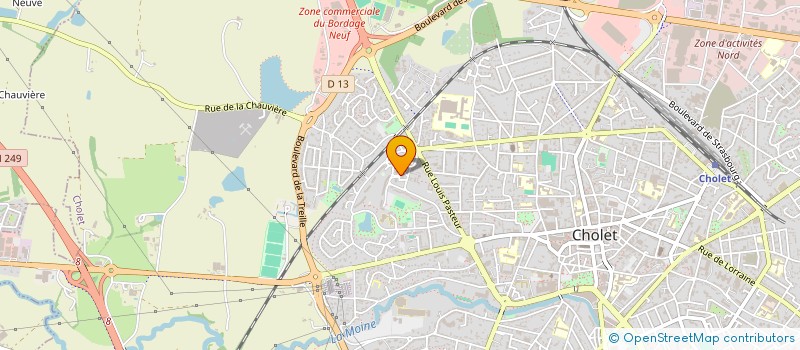 localisation de l'entreprise BHK BAT à CHOLET