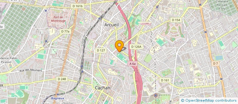 localisation de l'entreprise BHK SERVICES  ARCUEIL