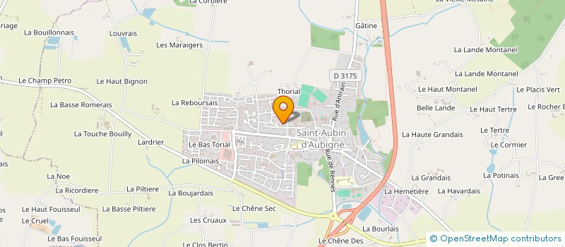 localisation de l'entreprise BHKF  SAINT-AUBIN-D'AUBIGNE