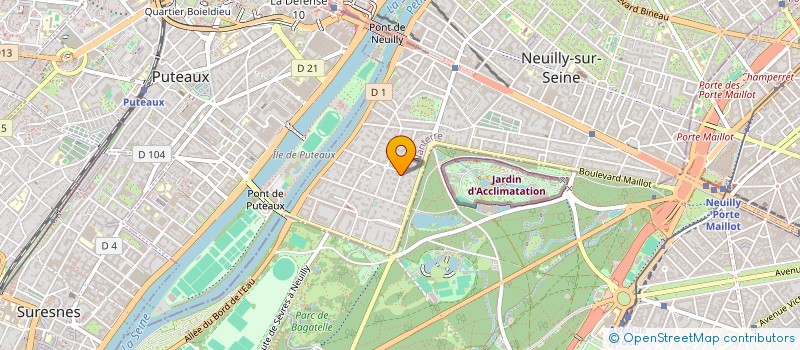localisation de l'entreprise BHKS à NEUILLY-SUR-SEINE