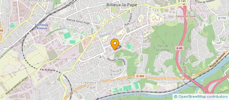 localisation de l'entreprise BHL  RILLIEUX-LA-PAPE