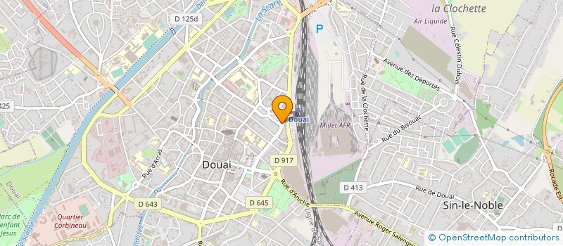 localisation de l'entreprise BHL DEVELOPPEMENT à CAMBRAI
