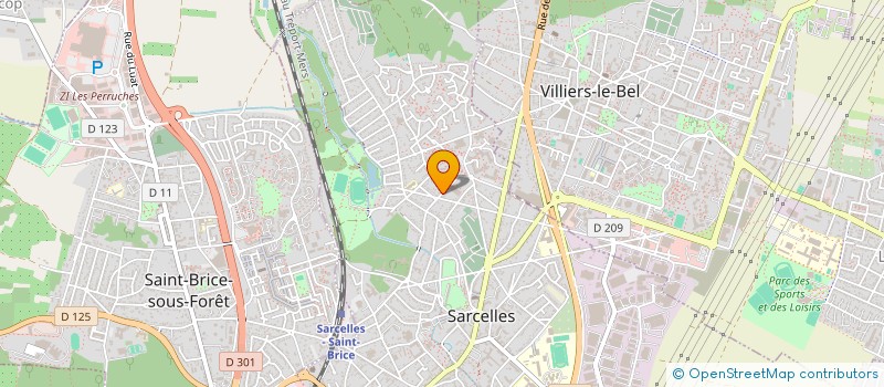localisation de l'entreprise BHL ET ASSOCIES à SARCELLES