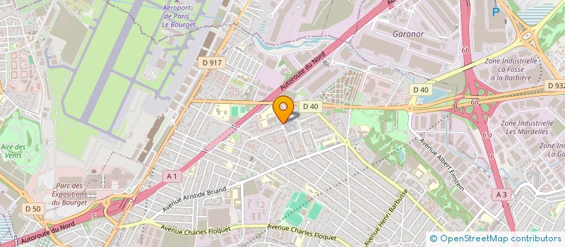 localisation de l'entreprise BHM  LE BLANC-MESNIL