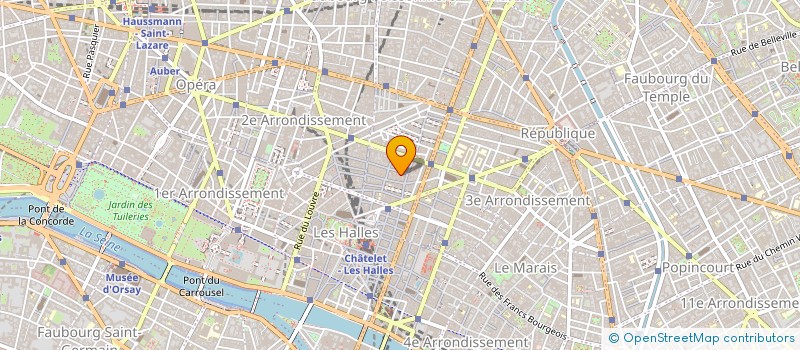 localisation de l'entreprise BHM  PARIS