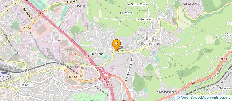 localisation de l'entreprise BHM  SAINT-JEAN-BONNEFONDS