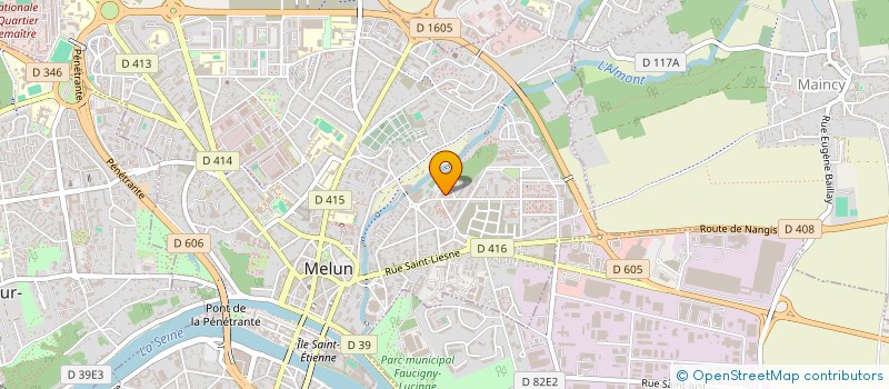 localisation de l'entreprise BHM à MELUN