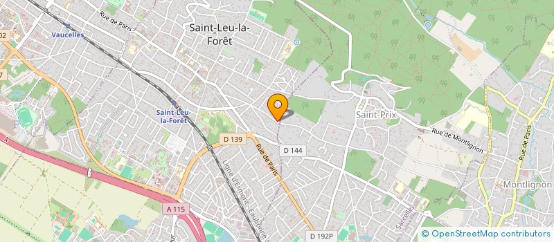 localisation de l'entreprise BHM  SAINT-LEU-LA-FORET