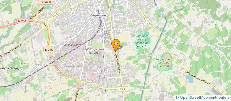 localisation de l'entreprise BHM  CARPENTRAS