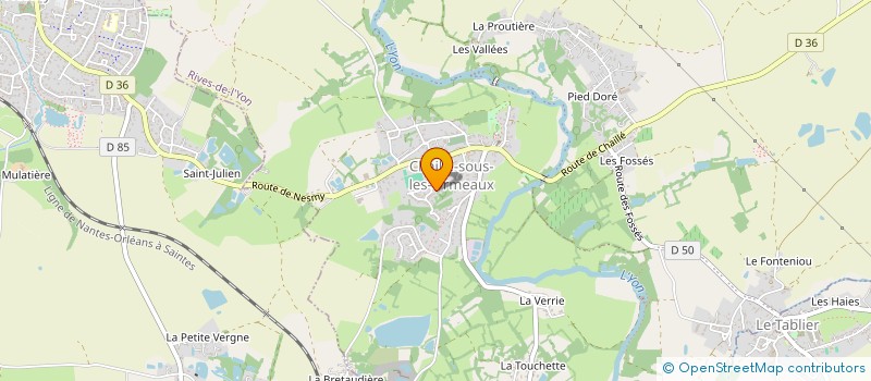 localisation de l'entreprise BHM  RIVES DE L'YON