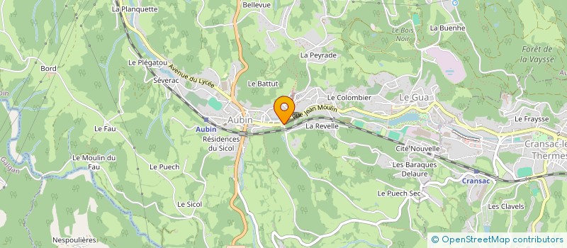 localisation de l'entreprise BHM ASSURANCES  VIVIEZ