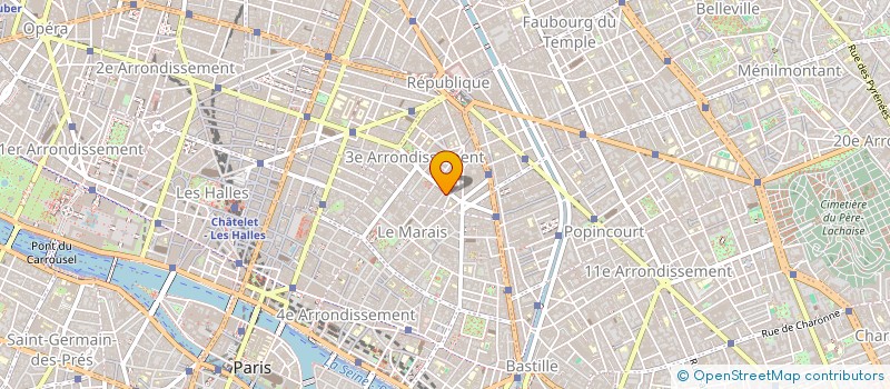 localisation de l'entreprise BHM COMPANY  PARIS