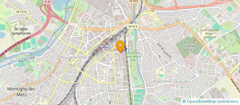 localisation de l'entreprise BHM FOOD  METZ