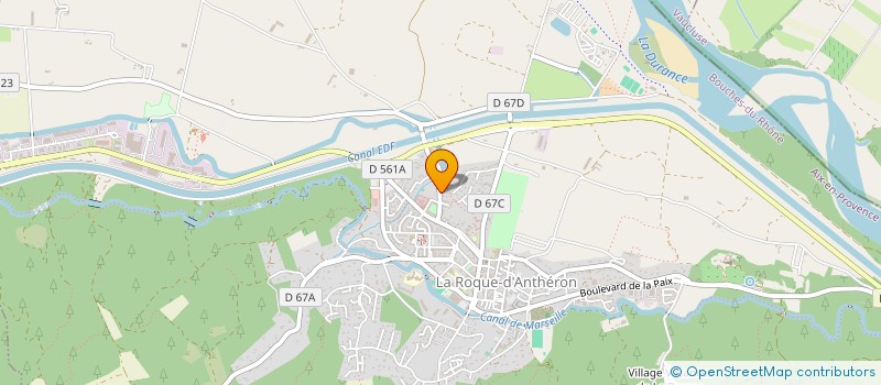 localisation de l'entreprise BHM IMPORT  LA ROQUE-D'ANTHERON