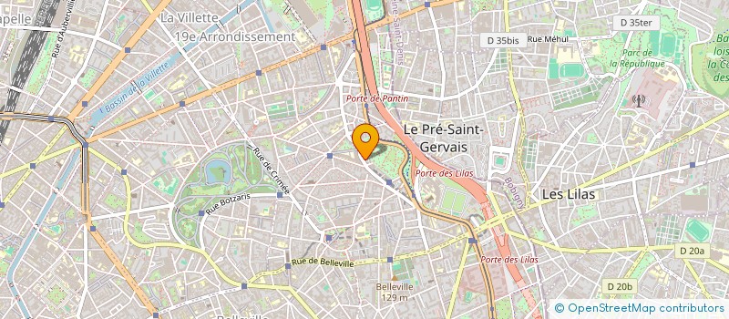 localisation de l'entreprise BHM INVESTISSEMENT  PARIS