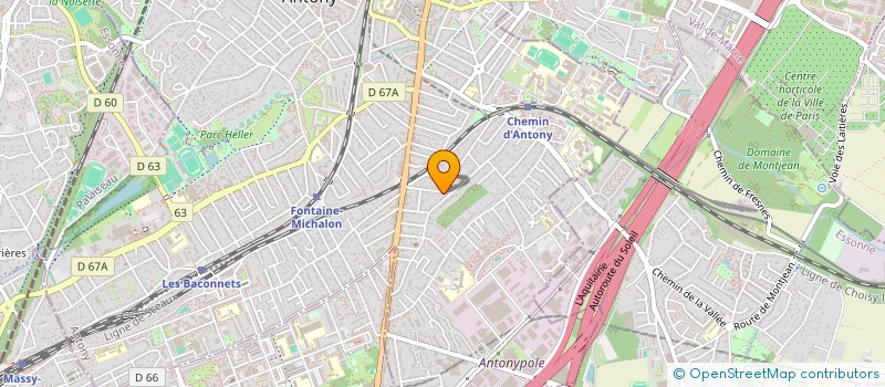 localisation de l'entreprise BHM LAFFITTE à ANTONY