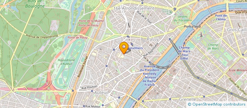 localisation de l'entreprise BHM PRODUCTIONS  PARIS