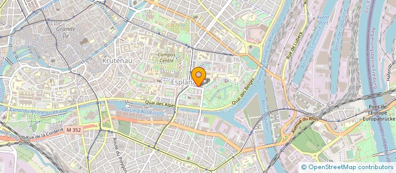 localisation de l'entreprise BHM SERVICE à STRASBOURG