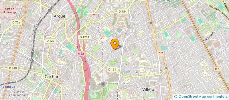 localisation de l'entreprise BHM TRANSPORTS à VILLEJUIF