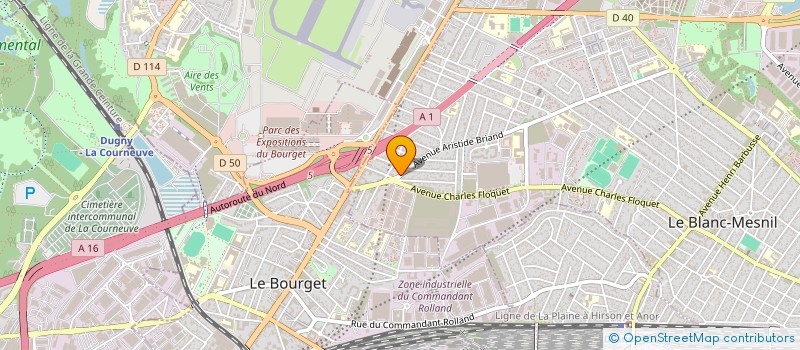 localisation de l'entreprise BHM26 à LE BLANC-MESNIL