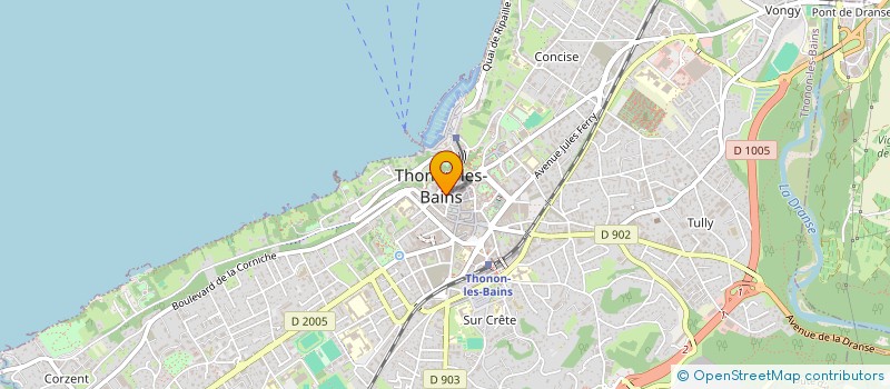 localisation de l'entreprise BHMA à THONON-LES-BAINS