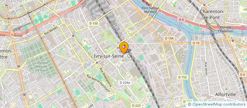 localisation de l'entreprise BHMT  IVRY-SUR-SEINE