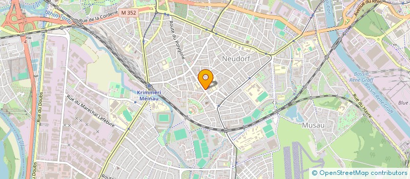 localisation de l'entreprise BHN  STRASBOURG