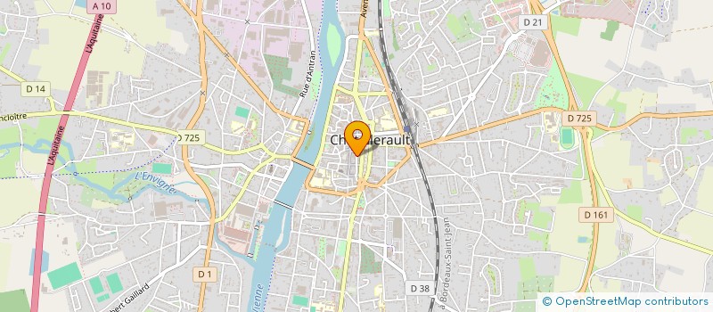 localisation de l'entreprise BHN à CHATELLERAULT
