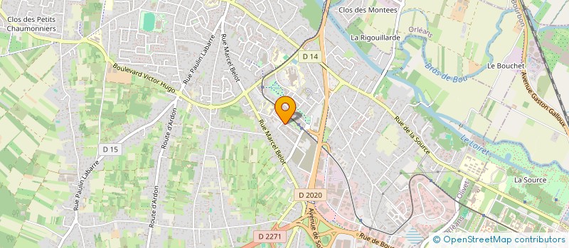 localisation de l'entreprise BHN EXPRESS  OLIVET