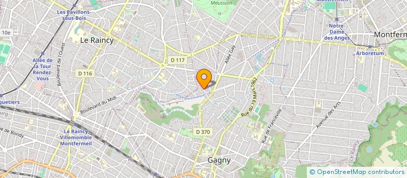localisation de l'entreprise BHNV SARCELLES à GAGNY