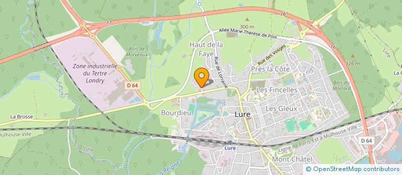 localisation de l'entreprise BHOM EXPORT à LURE