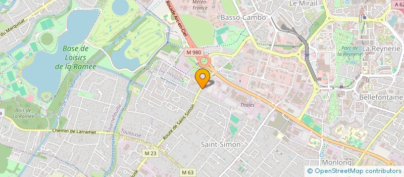 localisation de l'entreprise BHOUNDOU à TOULOUSE