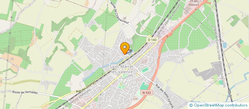 localisation de l'entreprise BHP  SAINT-MARCEL-LES-VALENCE