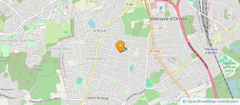localisation de l'entreprise BHP GIRONDE  VILLENAVE-D'ORNON
