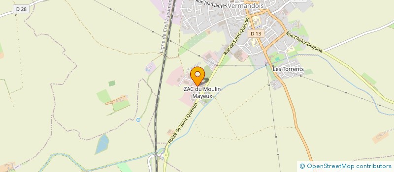 localisation de l'entreprise BHP SERVICES à BOHAIN-EN-VERMANDOIS