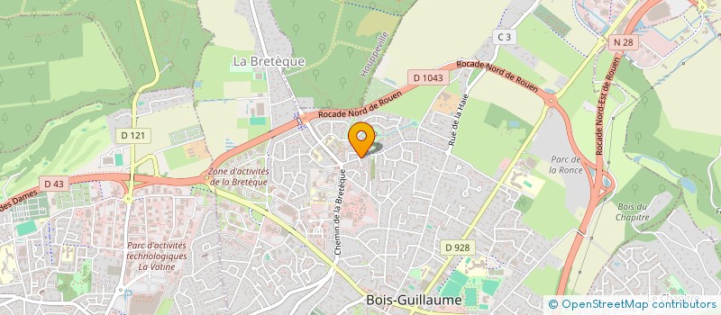 localisation de l'entreprise BHR à BOIS-GUILLAUME