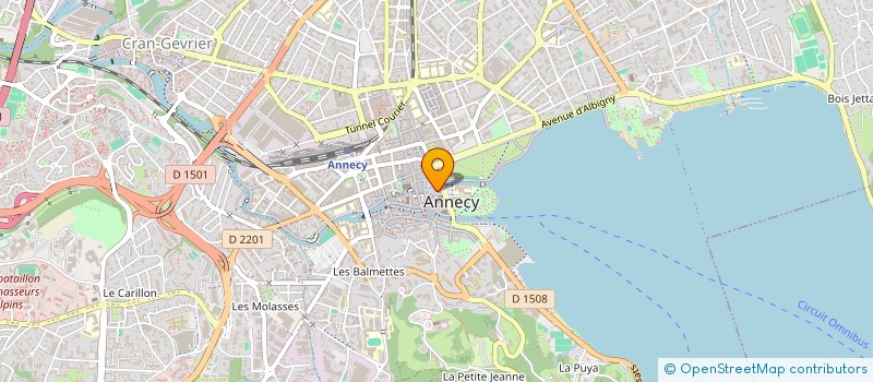 localisation de l'entreprise BHR à ANNECY