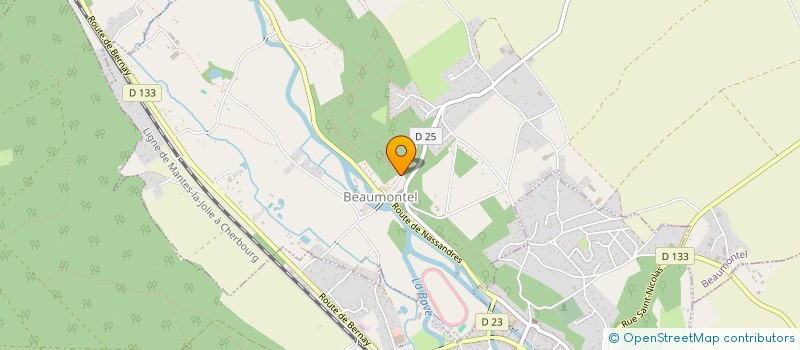 localisation de l'entreprise BHR  BEAUMONTEL