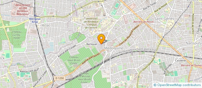 localisation de l'entreprise BHR ENERGIES à BORDEAUX
