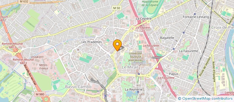 localisation de l'entreprise BHR ETANCHEITE à TOULOUSE