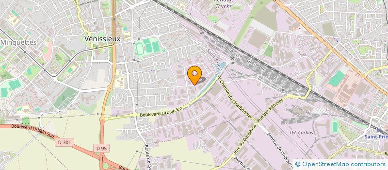 localisation de l'entreprise BHR EXPRESS  VENISSIEUX