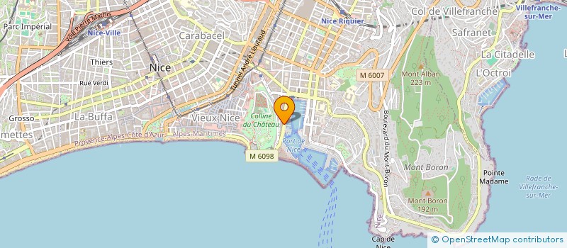 localisation de l'entreprise BHR HOLDING  NICE