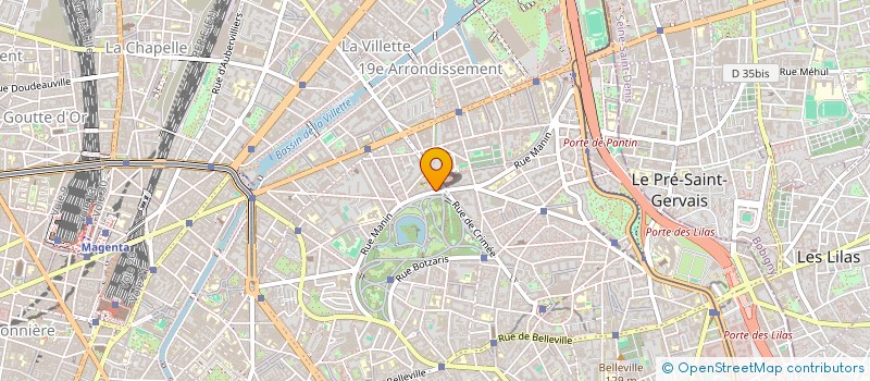 localisation de l'entreprise BHR INVEST  PARIS