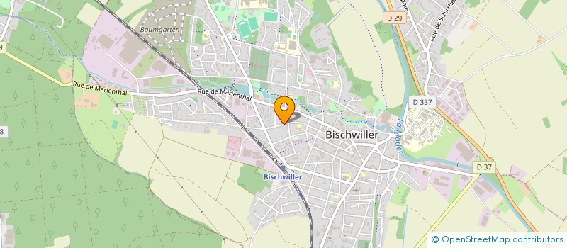 localisation de l'entreprise BHS DISTRIBUTION à BISCHWILLER