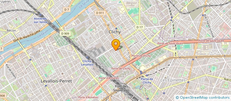 localisation de l'entreprise BHS IT CONSULTING à CLICHY