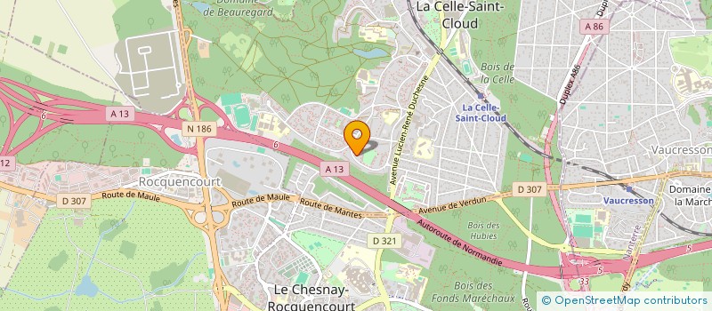 localisation de l'entreprise BHS TRANSPORTS  VELIZY-VILLACOUBLAY