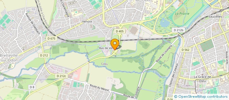 localisation de l'entreprise BHSC IMMO à CAEN